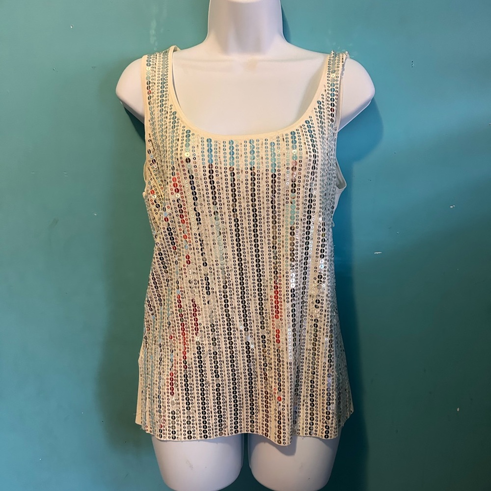 Sequins tank top. Gently used